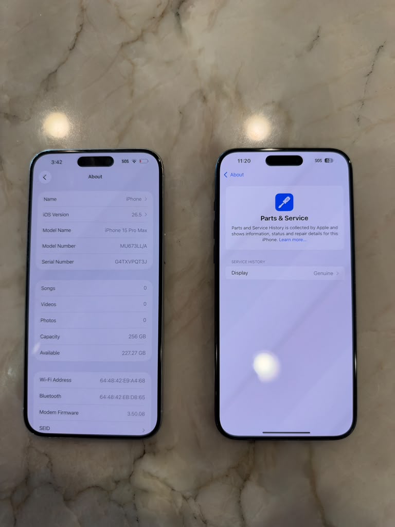 iPhone 15 Pro Max 256GB White Titanium AT&T